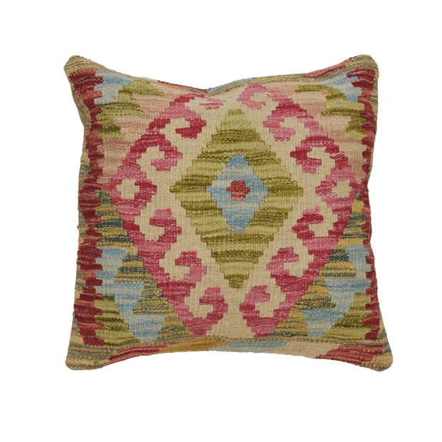 Square Size Kelim Cushion 1' 5" x 1' 5" - No. AL82500