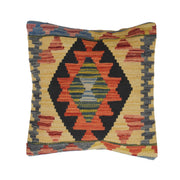 Square Size Kelim Cushion 1' 5" x 1' 5" - No. AL76028