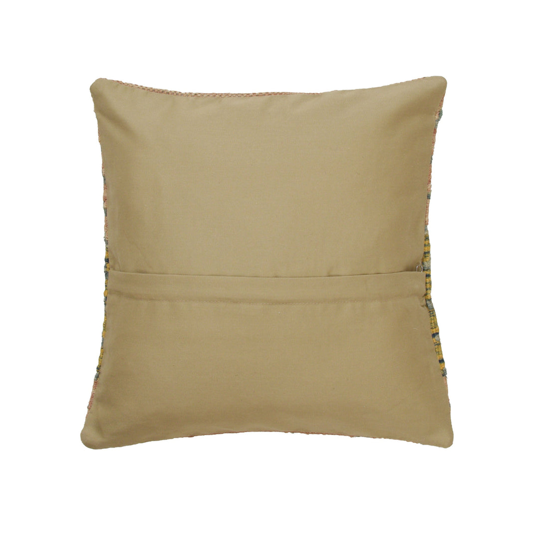 Square Size Kelim Cushion 1' 4" x 1' 3" - No. AL26132