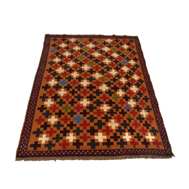Baluch Small Size Rug 3' 5" x 4' 11" - No. AL88233