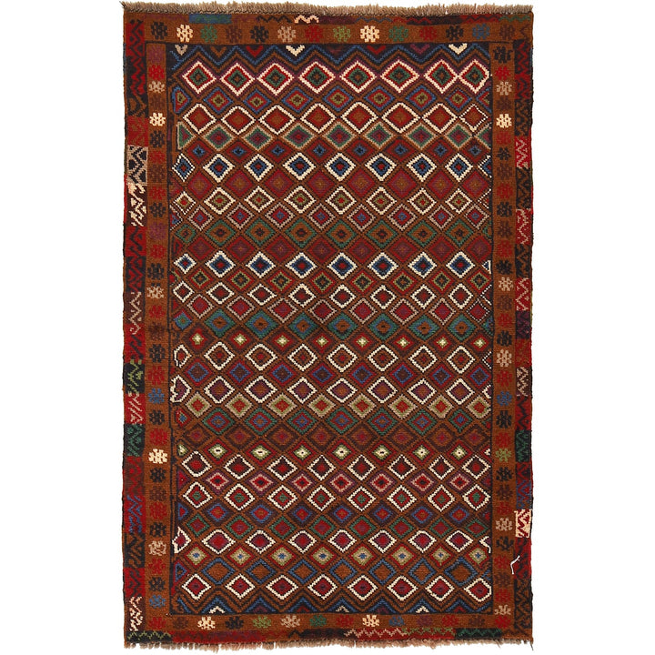 Baluch Small Size Rug 3' 3" x 5' 1" - No. AL18937