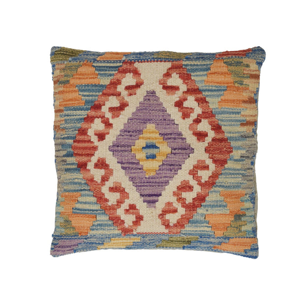 Hand Knotted Kilim Cushion 1' 5" x 1' 5" - No. AL59067