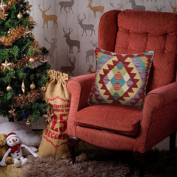 Kilim Cushion Covers for Your Home 1' 5" x 1' 5" - No. AL94762