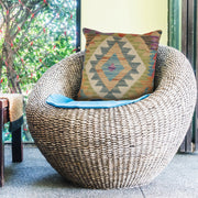 Hand Knotted Kilim Cushion 1' 6" x 1' 5" - No. AL48883