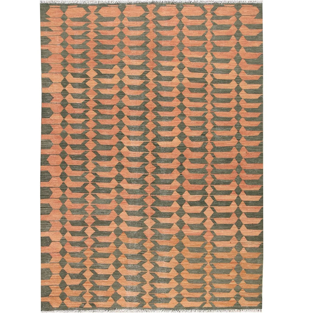 Afghan Kilim Rug 5' 7" x 8' Flat-Weave | No. 24118