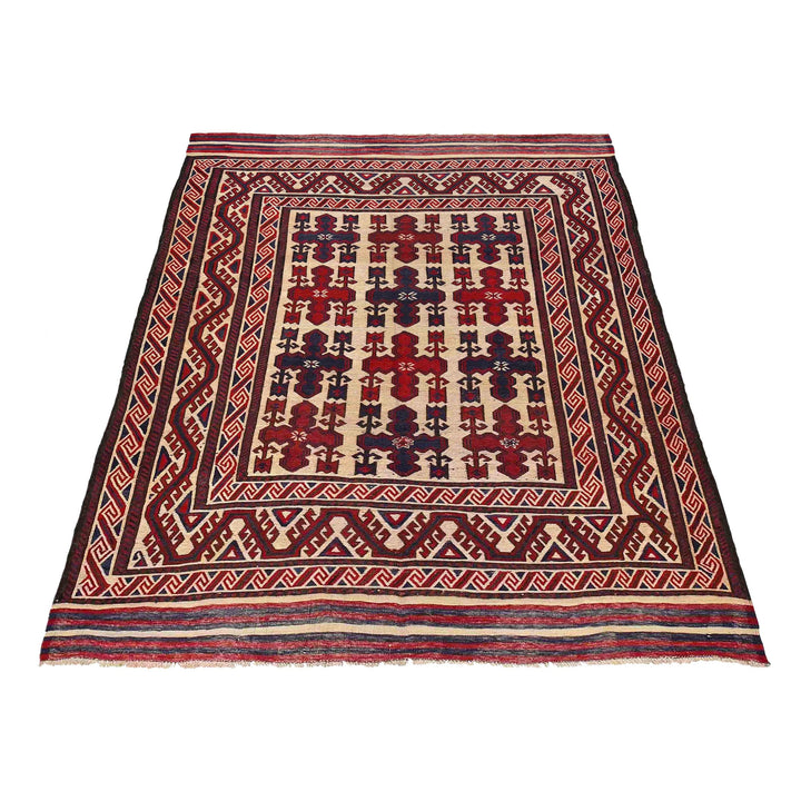 Handmade Flat Weave Kilim 6' 8" x 8' 8" - No. AL64769