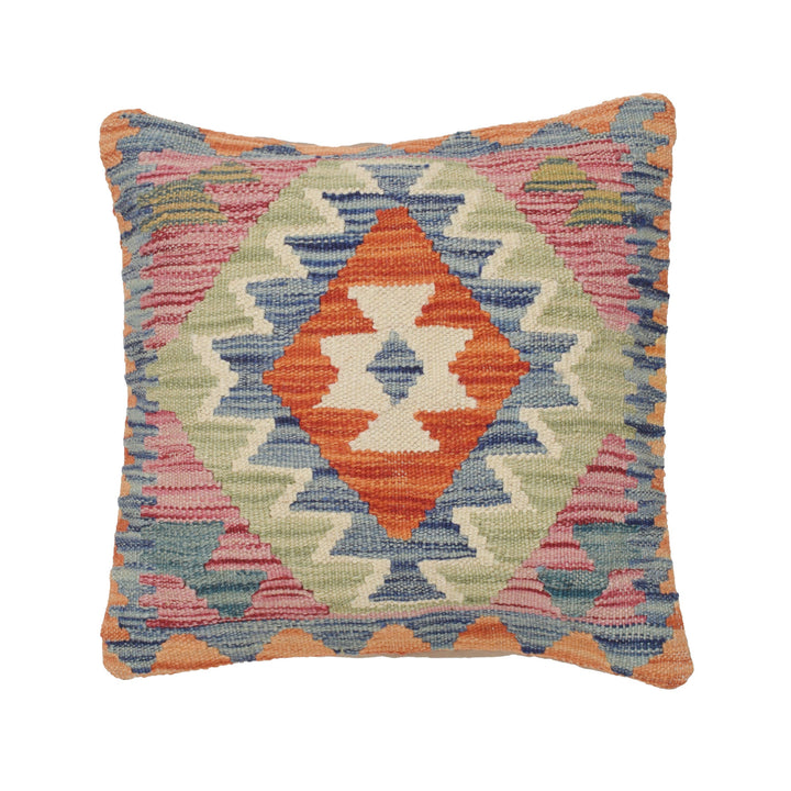 Afghan Cushion Cover 1' 4" x 1' 4" Flat-Weave