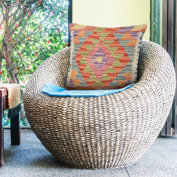 Kilim Cushion Cover 1' 4" x 1' 5" - No. AL55200