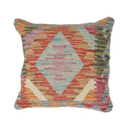 Afghan Kilim Cushion 1' 4" x 1' 4" - No. AL20454