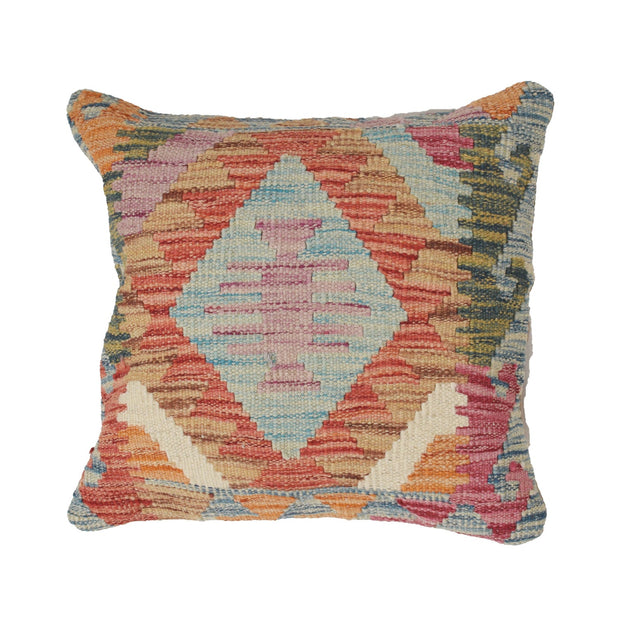Afghan Kilim Cushion 1' 4" x 1' 4" - No. AL20454