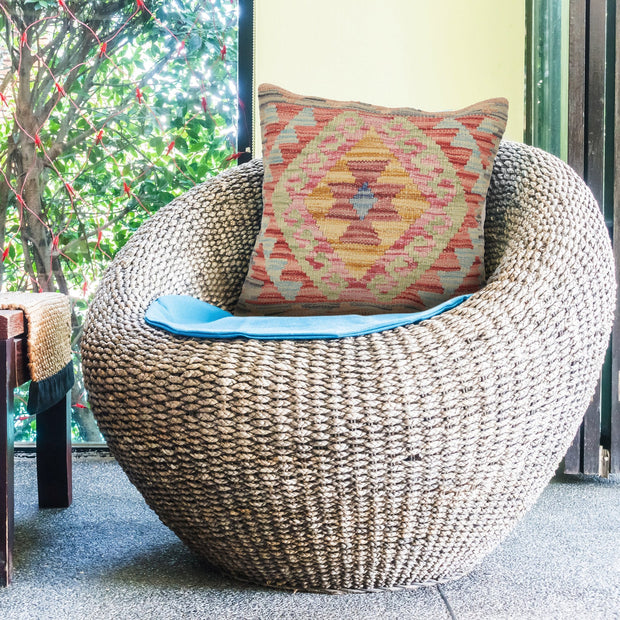 Afghan Kilim Cushion 1' 5" x 1' 5" - No. AL83747