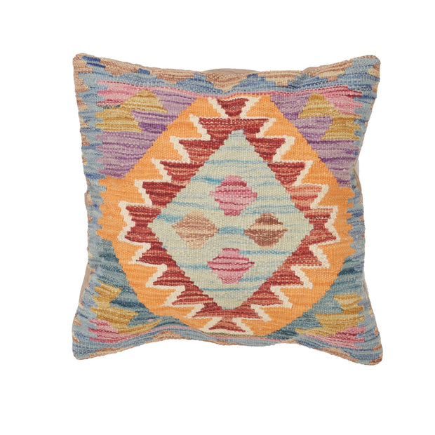 Hand Knotted Kilim Cushion 1' 5" x 1' 5" - No. AL25700