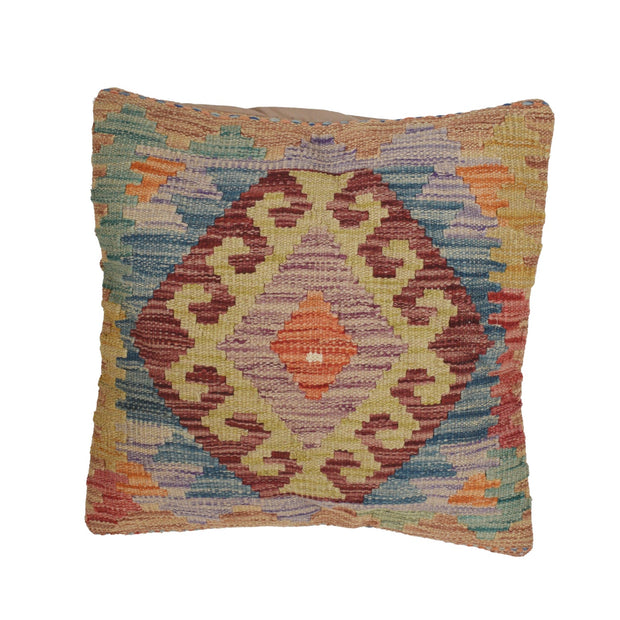 Hand Knotted Kilim Cushion 1' 6" x 1' 5" - No. AL99658