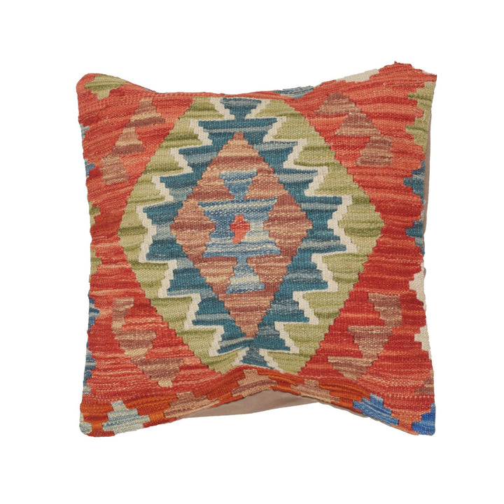 Afghan Kilim Cushion 1' 5" x 1' 5" - No. AL13581