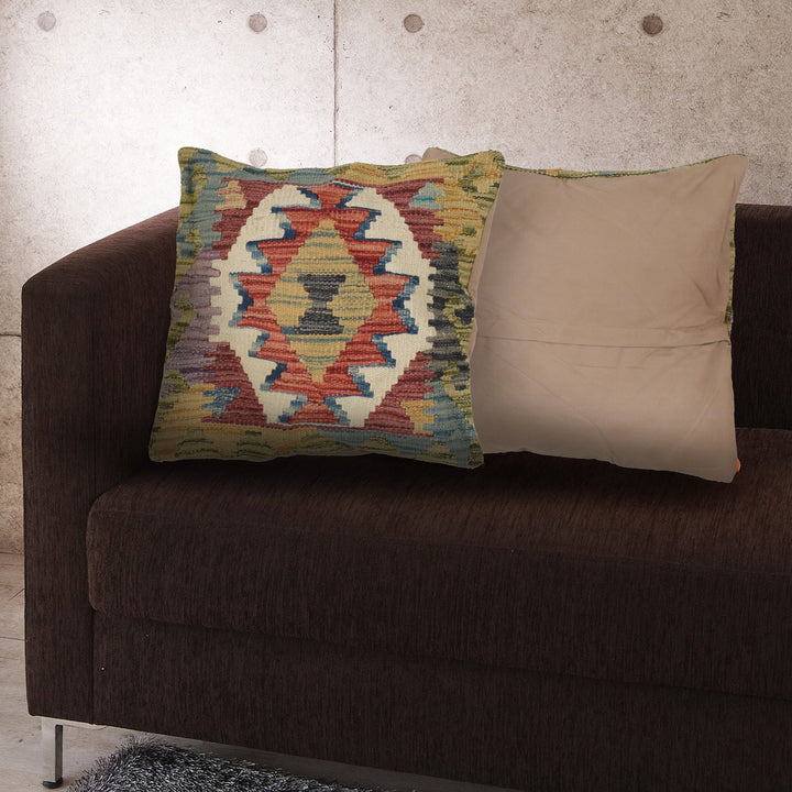 Handmade Kilim Cushion Covers 1' 5" x 1' 5" - No. AL61626