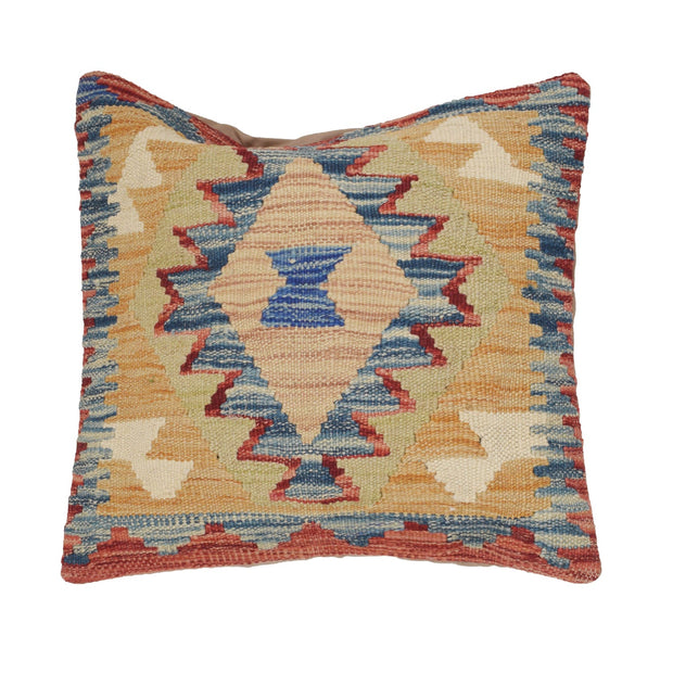 Hand Knotted Kilim Cushion 1' 4" x 1' 5" - No. AL37573