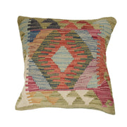 Square Size Kelim Cushion 1' 6" x 1' 6" - No. AL72703