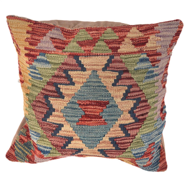 Square Size Kelim Cushion 1' 5" x 1' 6" - No. AL40720
