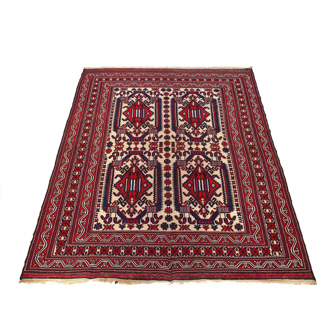 Afghan Saghari Kilim 7' 1" x 9' 7" - No. AL63446