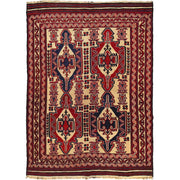 Afghan Saghari Kilim 6' 7" x 9' 2" - No. AL92618