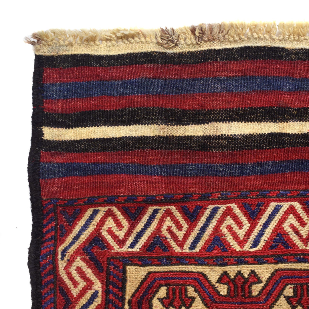 Afghan Saghari Kilim 6' 7" x 9' 2" - No. AL92618