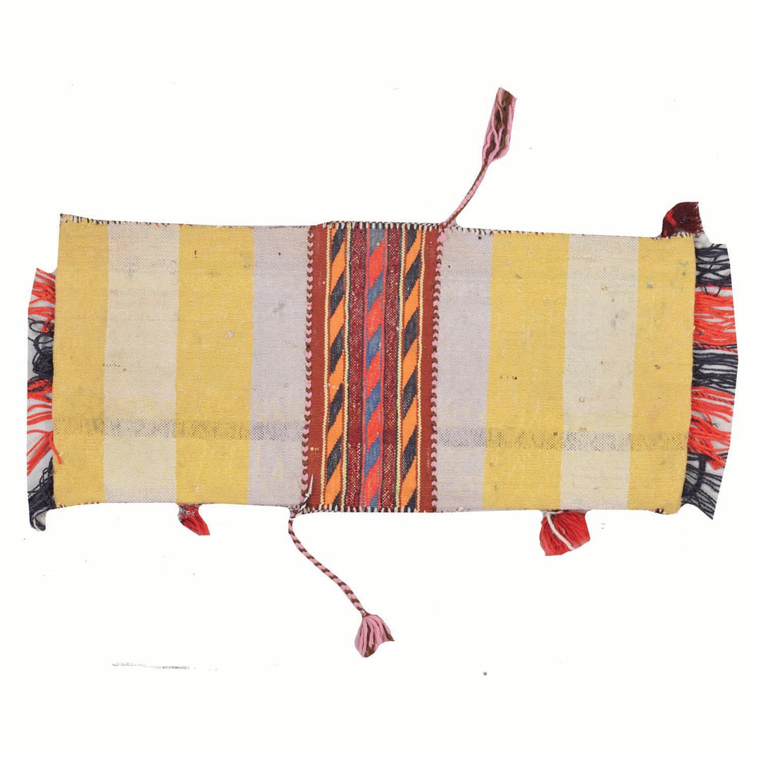 Afghan Sadde Bag Rug 1' 1" x 2' 5" Hand-Knotted detail