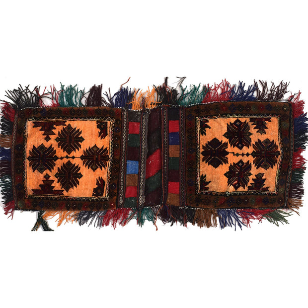 Afghan Baluch Saddle Bag Rug 1' 5" x 3' 10" - No. AL75014