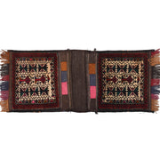 Afghan Baluch Saddle Bag Rug 1' 7" x 3' 4" - No. AL15030