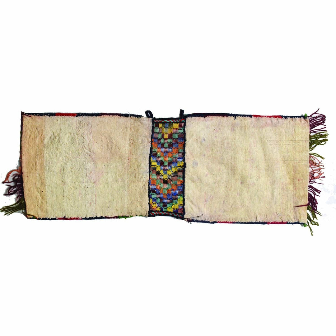 Afghan Sadde Bag Rug 1' 9" x 4' 3" Hand-Knotted detail