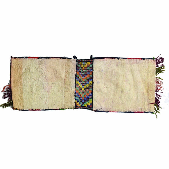 Afghan Sadde Bag Rug 1' 9" x 4' 3" Hand-Knotted detail