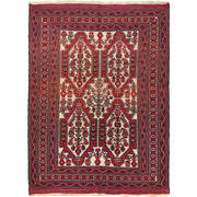 Handmade Flat Weave Kilim 6' 6" x 8' 11" - No. AL11444