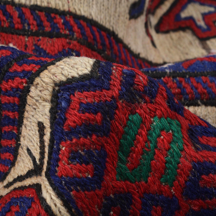 Hand Knotted Vintage Kilim 4' 4" x 6' 3" - No. AL61292