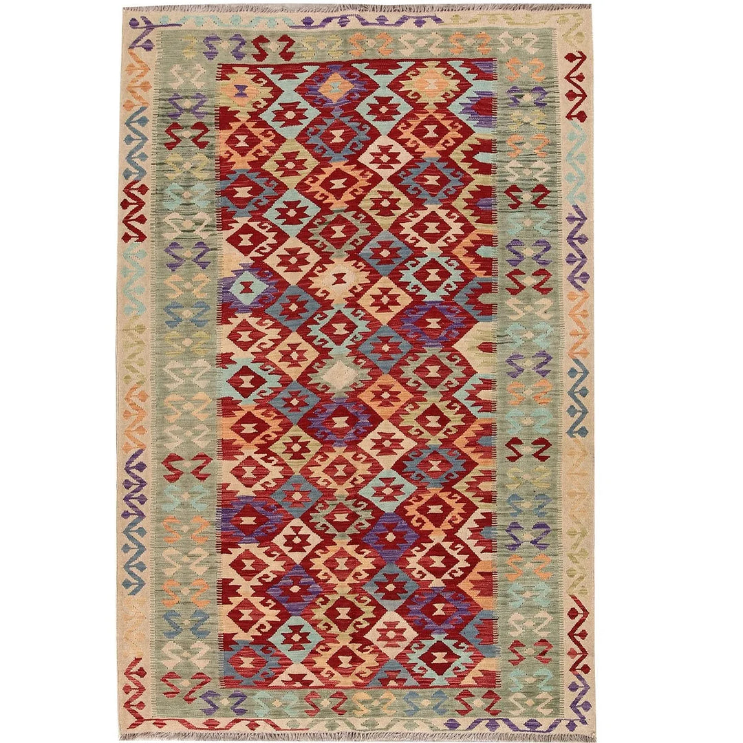 Vegetable Kilim 5' 5" x 8' 1"  - No. AL34194