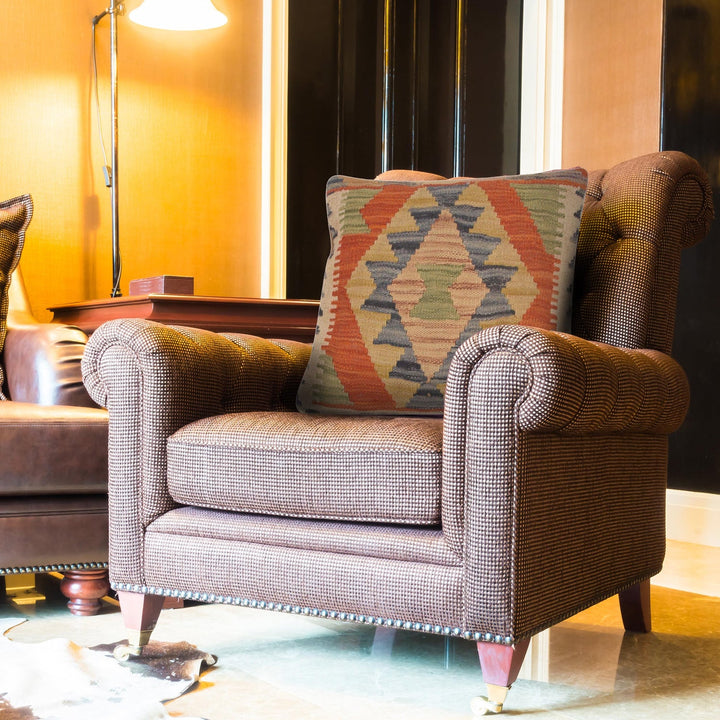 Handmade Kilim Cushion Covers 1' 4" x 1' 6" - No. AL56932