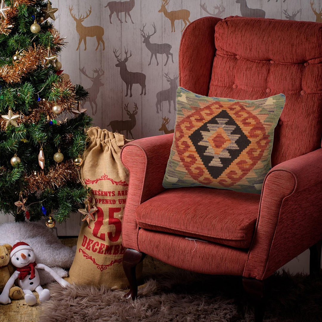 Kilim Cushion Covers for Your Home 1' 5" x 1' 7" - No. AL16024