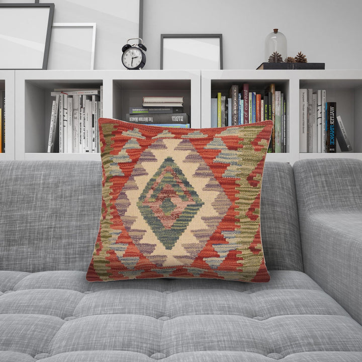 Kilim Cushion Cover 1' 6" x 1' 7" - No. AL71557