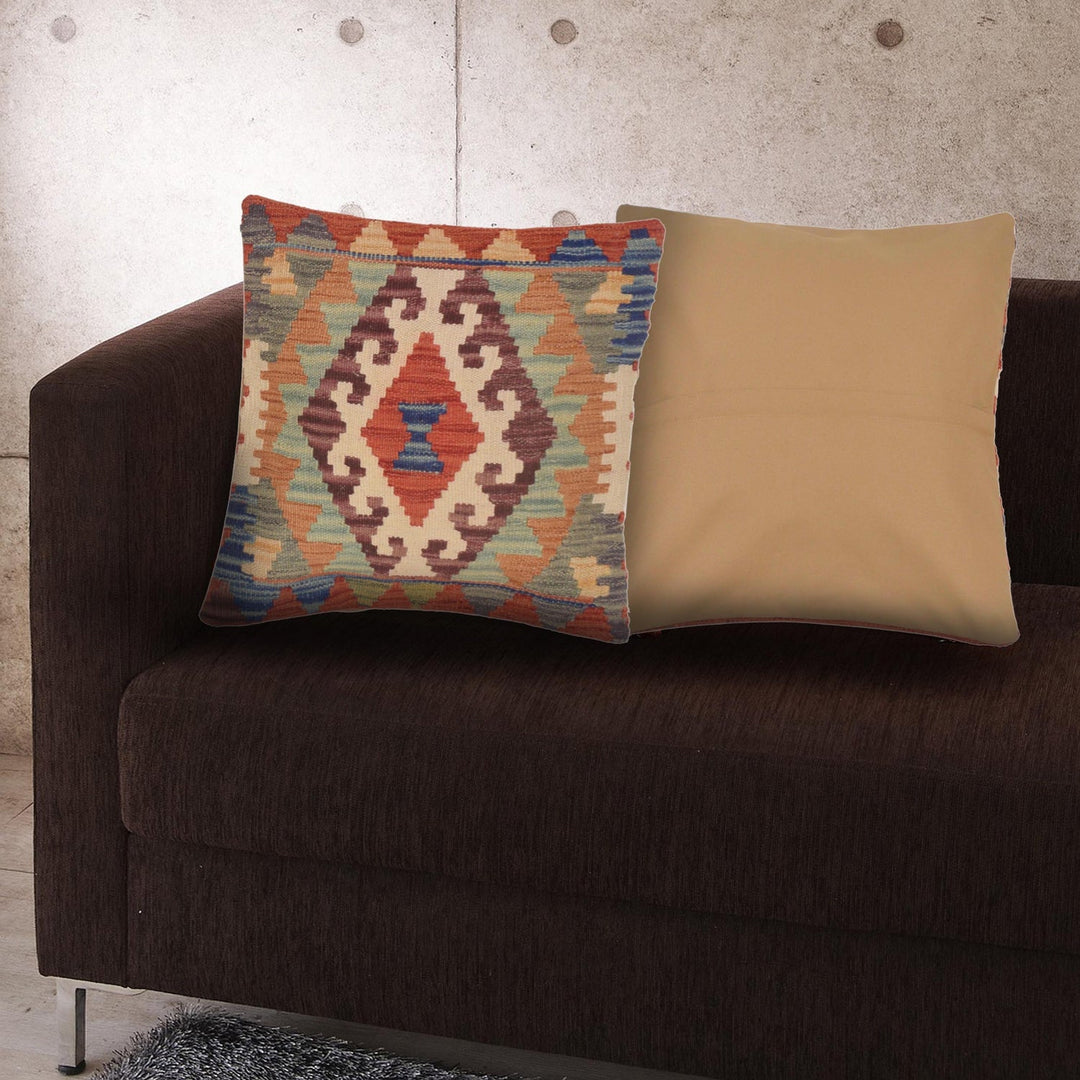 Turkish Design Kilim Cushion 1' 6" x 1' 6" - No. AL80433