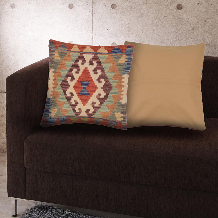 Turkish Design Kilim Cushion 1' 6" x 1' 6" - No. AL80433
