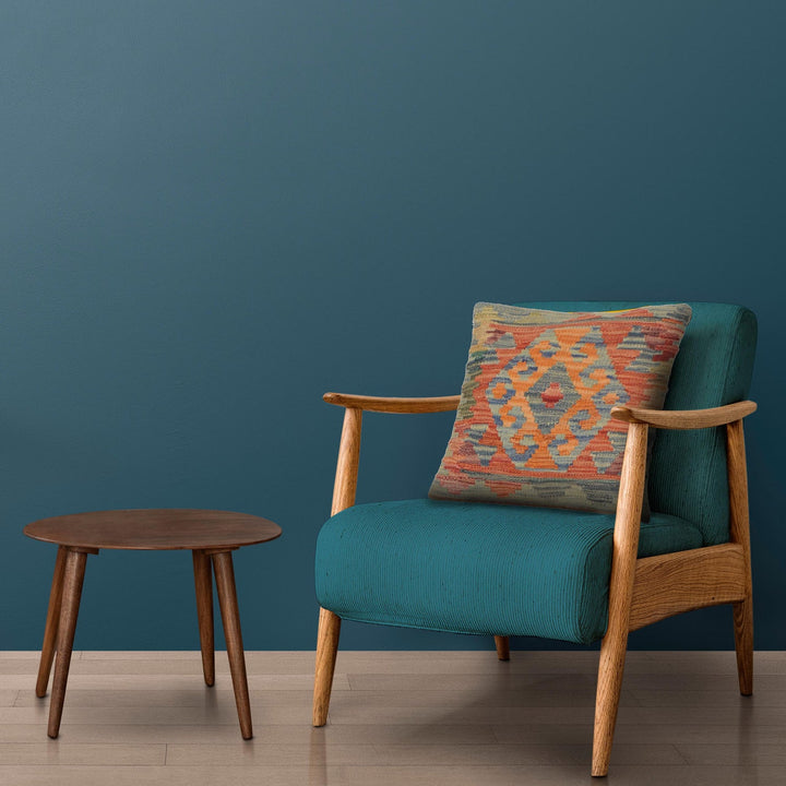 Turkish Design Kilim Cushion 1' 6" x 1' 6" - No. AL66890