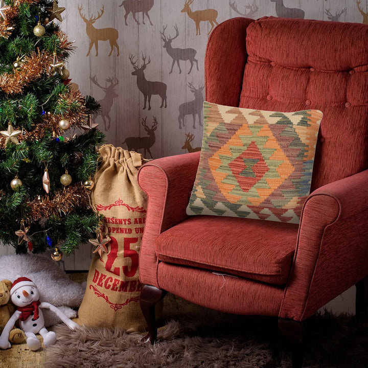 Square Size Kelim Cushion 1' 6" x 1' 6" - No. AL60934