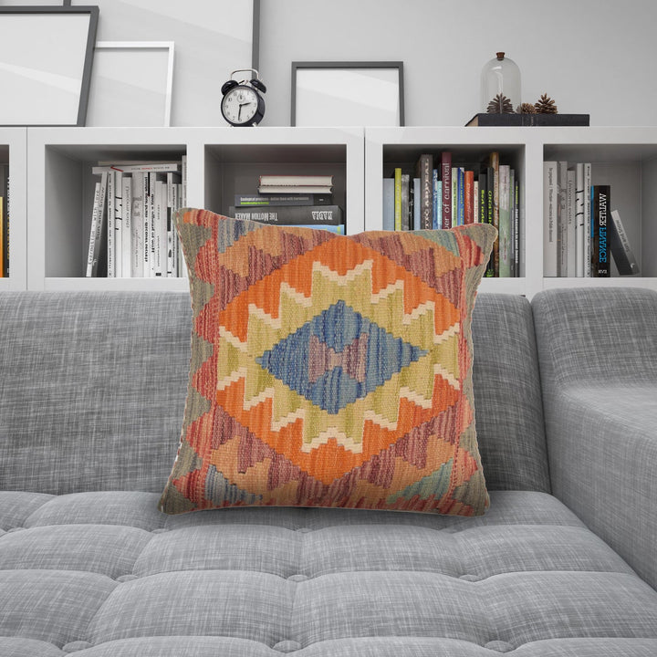 Kilim Cushion Covers for Your Home 1' 7" x 1' 7" - No. AL81678