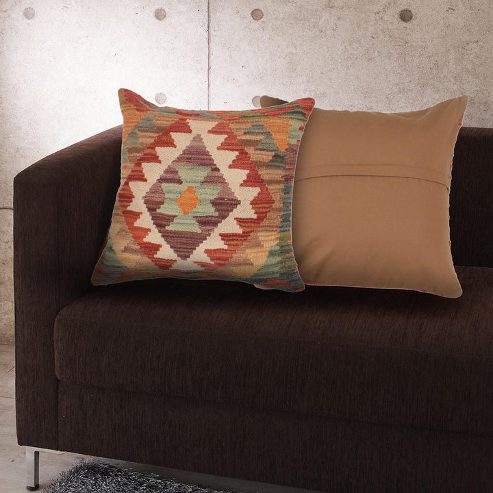 Turkish Design Kilim Cushion 1' 6" x 1' 6" - No. AL48155