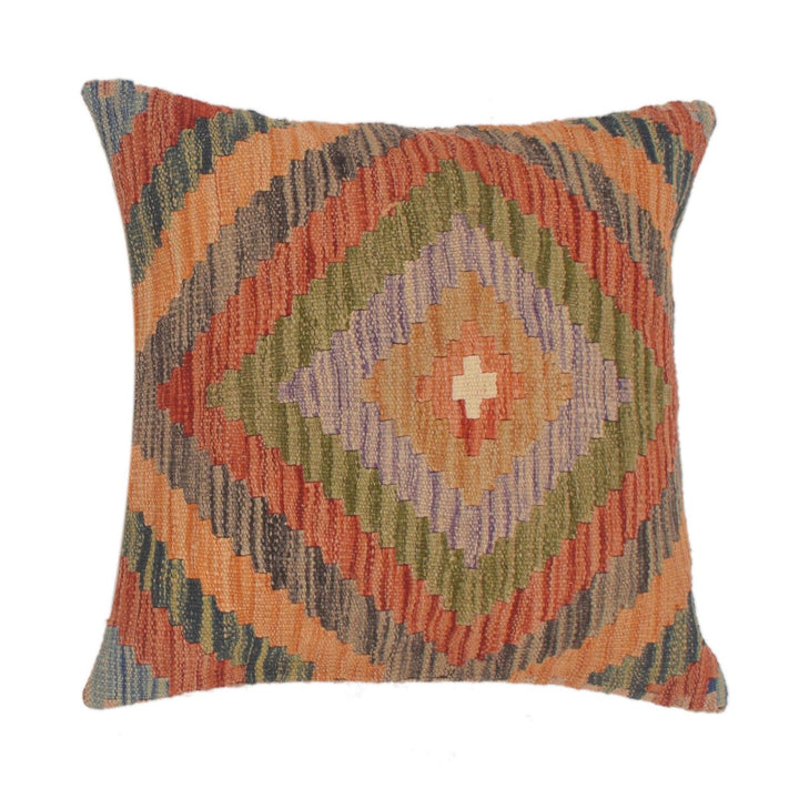 Vegetable Kilim Cushion Cover 1' 7" x 1' 7" - No. AL77068