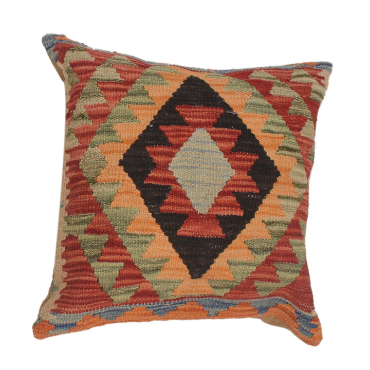 Afghan Kilim Cushion 1' 6" x 1' 6" - No. AL21003