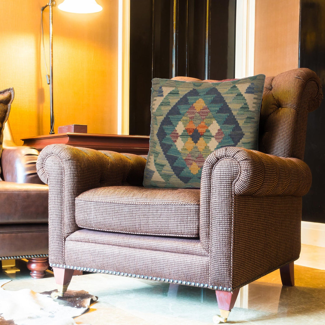 Handmade Kilim Cushion Covers 1' 5" x 1' 6" - No. AL43234