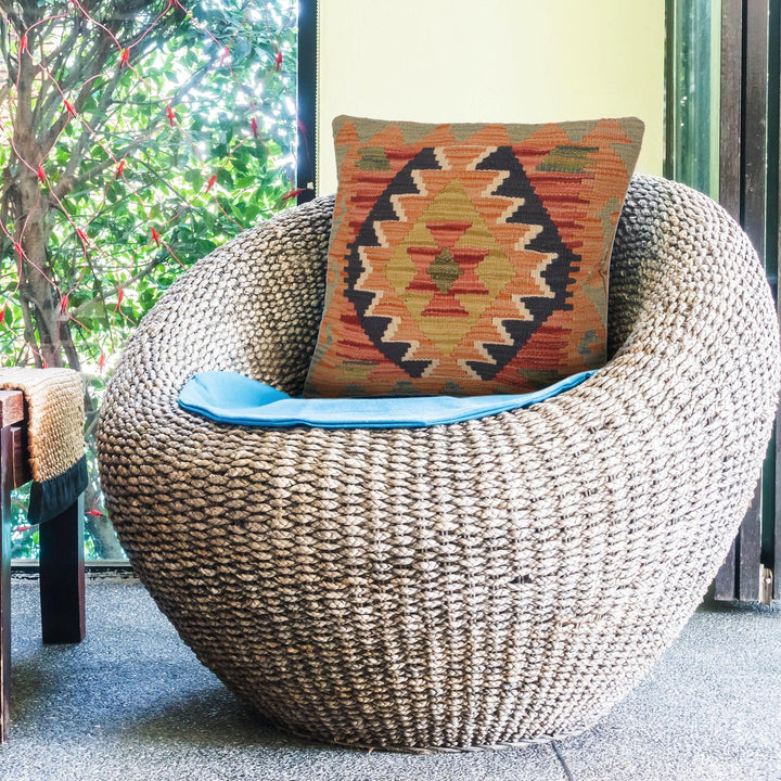 Kilim Cushion Covers for Your Home 1' 6" x 1' 6" - No. AL42404