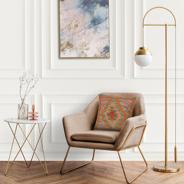 Handmade Kilim Cushion Covers 1' 6" x 1' 6" - No. AL80256