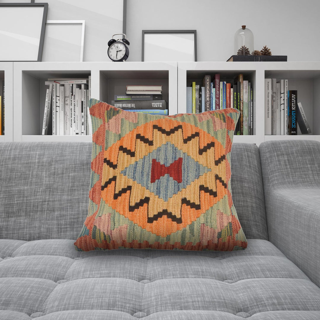 Kilim Cushion Cover 1' 6" x 1' 6" - No. AL72087