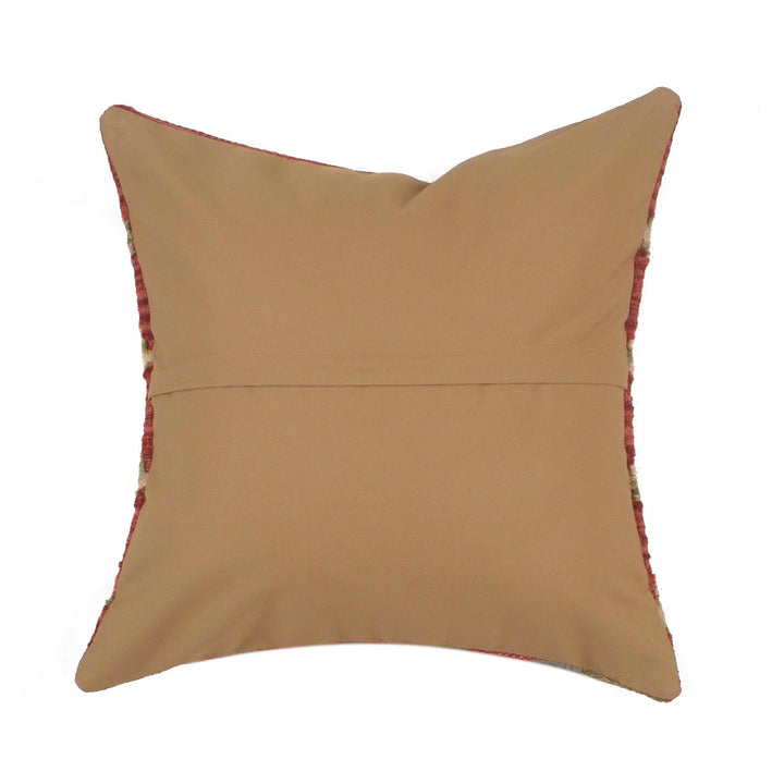 Afghan Cushion Cover 1' 4" x 1' 6" Flat-Weave detail