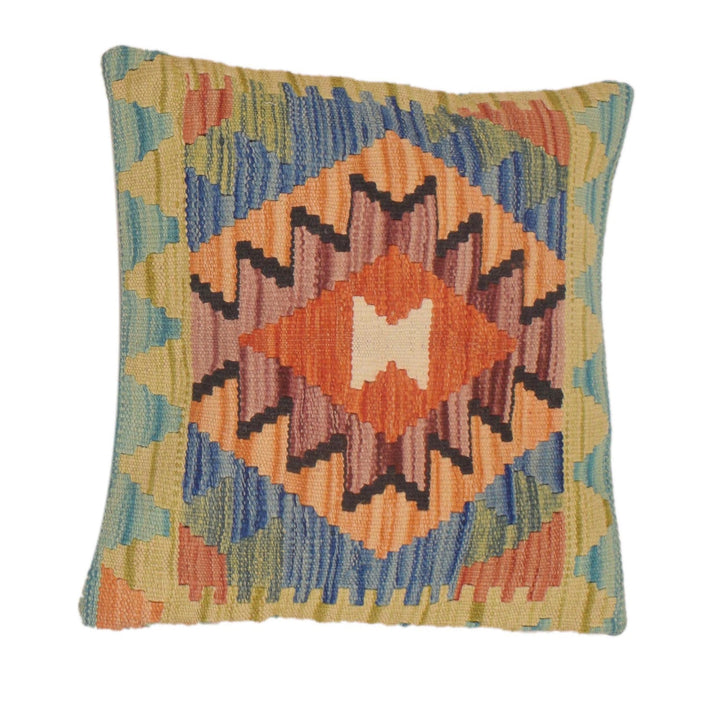 Afghan Kilim Cushion 1' 6" x 1' 6" - No. AL15451
